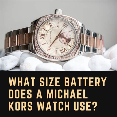 michael kors mens watch battery|Michael Kors Watch battery life.